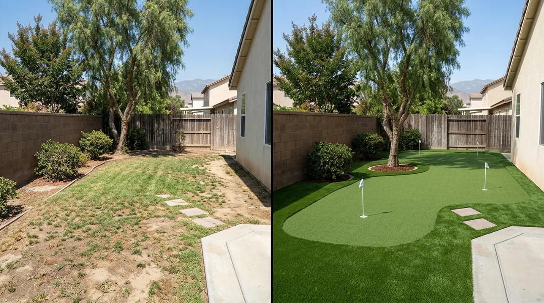 Riverside Artificial Grass Cost Guide 2026: Backyards, Pet Turf and Putting Greens