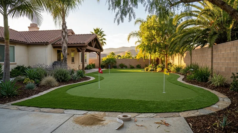 Putting Green Installation Riverside